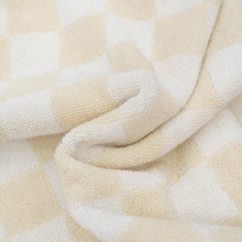 Load image into Gallery viewer, Checker Beach &amp; Bath Towel: Kelly/Bubble Gum
