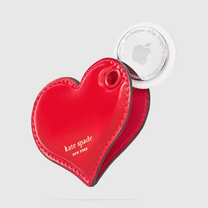 Kate Spade New York Heart Charm Airtag Keychain