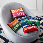 Load image into Gallery viewer, Honest Lawyer Needlepoint Pillow

