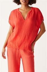 Naomi Split Neck Top