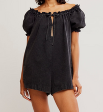Load image into Gallery viewer, Daisy Denim Babydoll Romper
