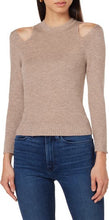 Load image into Gallery viewer, Hudson - Shoulder Cutout Merino Wool Rib Sweater
