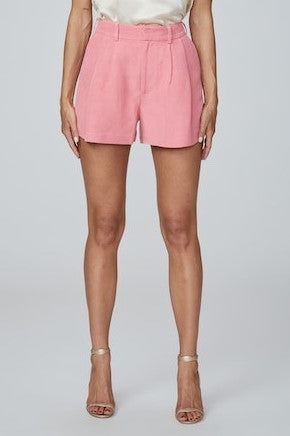 Paige - Andie Linen-Blend Tailored Shorts