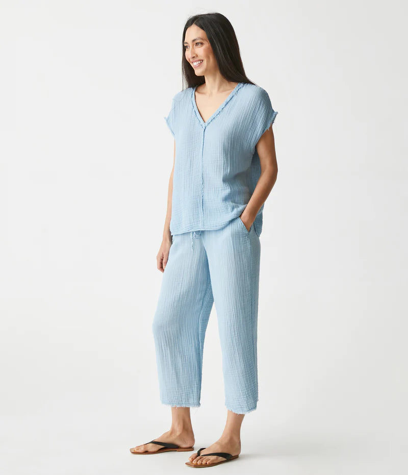 Michael Stars - Ashton Cropped Gauze Pant