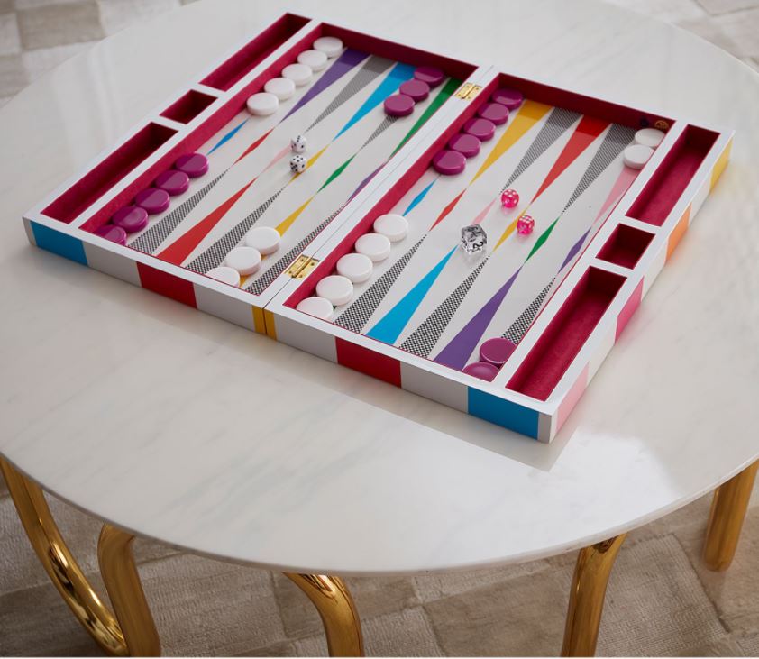 Jonathan Adler - Checkerboard Backgammon Set