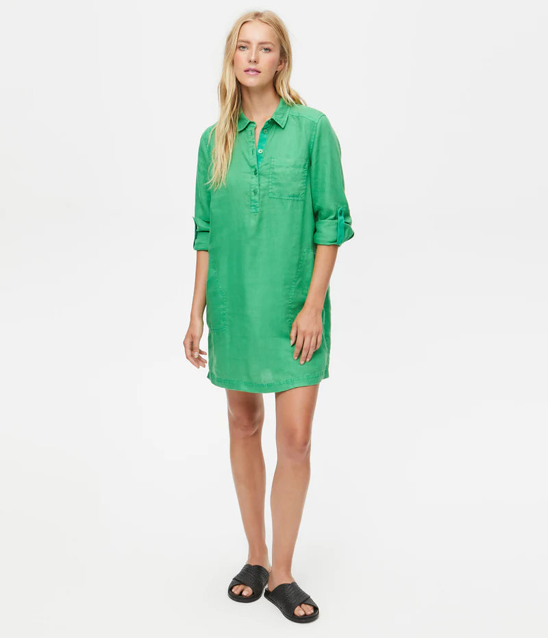 Michael Stars - Eleanor Linen Shirt Dress