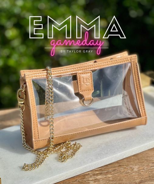 Taylor Gray - Emma Gameday Clear Purse