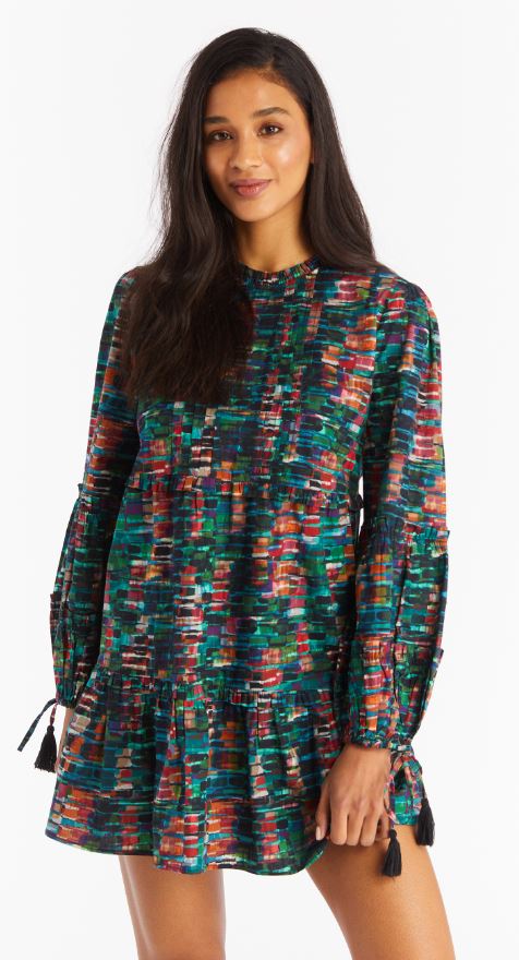 ALLISON New York - Gemma Dress Brick Print