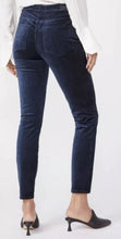 Load image into Gallery viewer, Paige - Hoxton Ankle Velvet Jeans - Deep Navy
