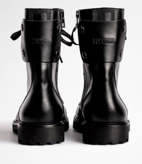 Zadig & Voltaire Joe Smooth Cowskin + Studs