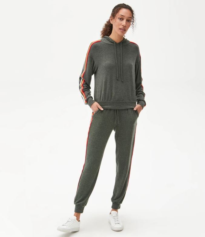 Michael Stars Jenny Jogger with Trim Ella Orchid
