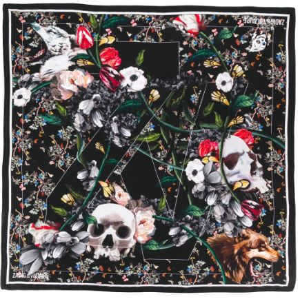 ZADIG & VOLTAIRE スカル刺繍フーディ（ZADIG&VOLTAIRE