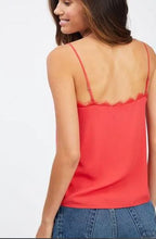 Load image into Gallery viewer, Socialite Zebrina Lace Trim Cami

