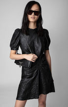 Load image into Gallery viewer, Zadig &amp; Voltaire - Rixe Dress Cuir Froisse Minidress
