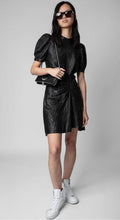 Load image into Gallery viewer, Zadig &amp; Voltaire - Rixe Dress Cuir Froisse Minidress
