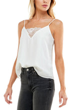 Load image into Gallery viewer, Socialite - Leigh Lace Trim Cami
